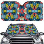 Native Tribal Bohemian Pattern Print Car Windshield Sun Shade
