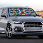 Native Tribal Bohemian Pattern Print Car Windshield Sun Shade