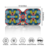 Native Tribal Bohemian Pattern Print Car Windshield Sun Shade