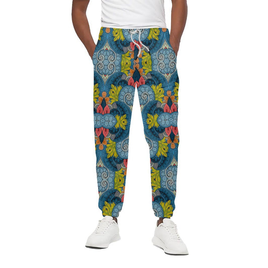 Native Tribal Bohemian Pattern Print Cotton Pants