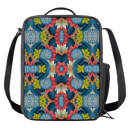 Native Tribal Bohemian Pattern Print Crossbody Lunch Bag