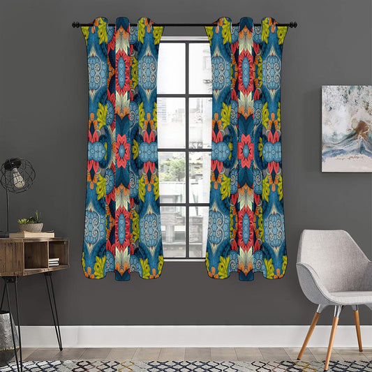 Native Tribal Bohemian Pattern Print Curtain