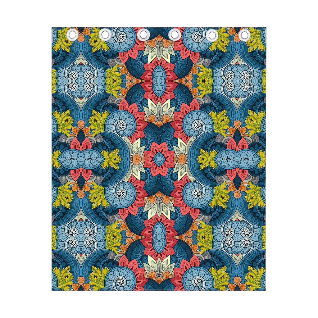 Native Tribal Bohemian Pattern Print Curtain