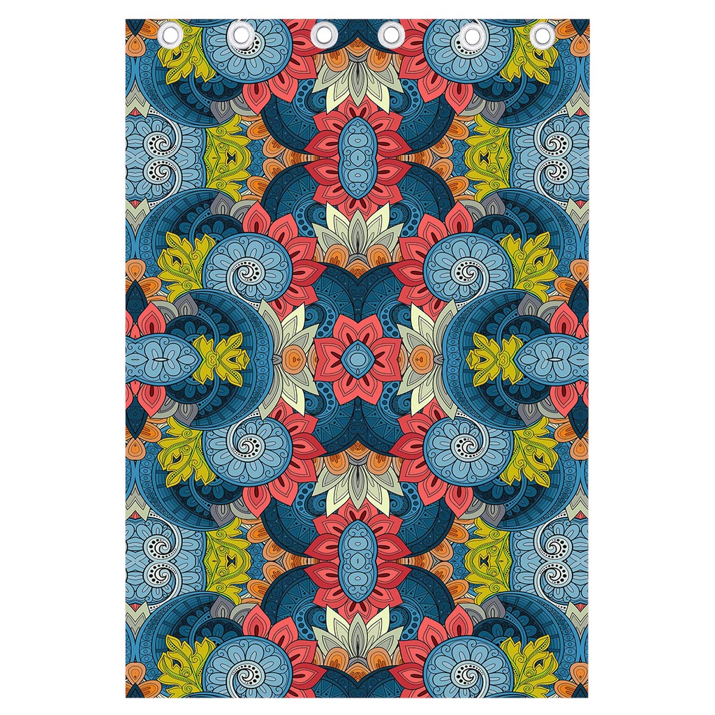 Native Tribal Bohemian Pattern Print Curtain