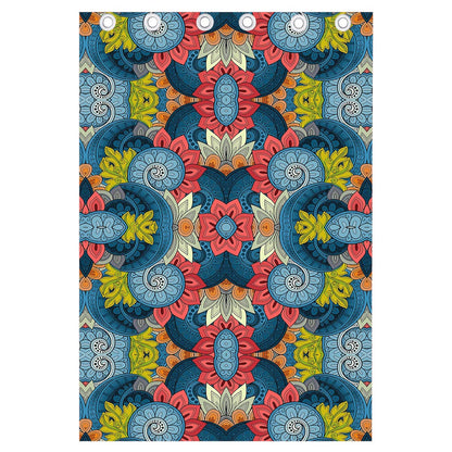 Native Tribal Bohemian Pattern Print Curtain