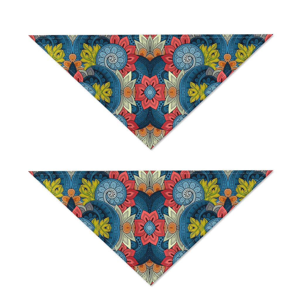 Native Tribal Bohemian Pattern Print Dog Bandana
