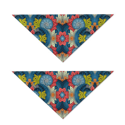 Native Tribal Bohemian Pattern Print Dog Bandana