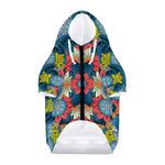 Native Tribal Bohemian Pattern Print Dog Zip Up Hoodie