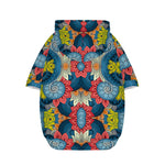 Native Tribal Bohemian Pattern Print Dog Zip Up Hoodie