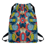 Native Tribal Bohemian Pattern Print Drawstring Backpack