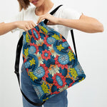 Native Tribal Bohemian Pattern Print Drawstring Backpack