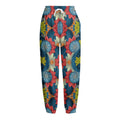 Native Tribal Bohemian Pattern Print Fleece Lined Knit Pants