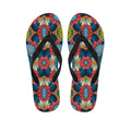 Native Tribal Bohemian Pattern Print Flip Flops