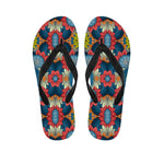 Native Tribal Bohemian Pattern Print Flip Flops