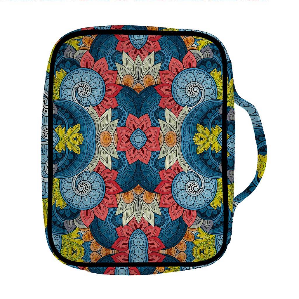 Native Tribal Bohemian Pattern Print Front Pocket Bible Bag