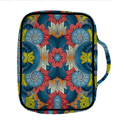 Native Tribal Bohemian Pattern Print Front Pocket Bible Bag