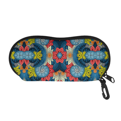 Native Tribal Bohemian Pattern Print Glasses Case