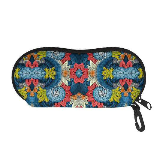 Native Tribal Bohemian Pattern Print Glasses Case
