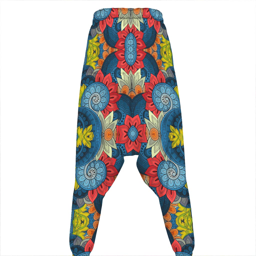 Native Tribal Bohemian Pattern Print Hammer Pants