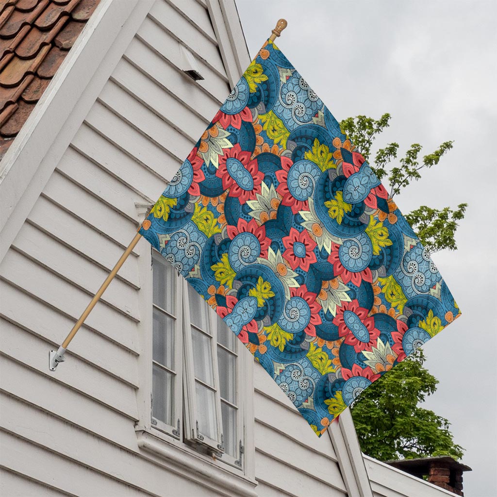 Native Tribal Bohemian Pattern Print House Flag