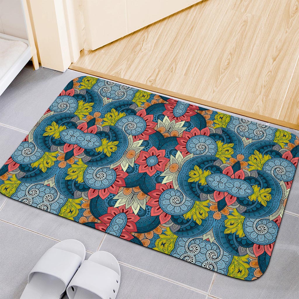 Native Tribal Bohemian Pattern Print Indoor Door Mat