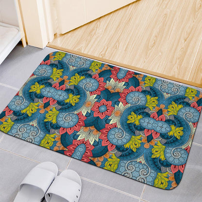 Native Tribal Bohemian Pattern Print Indoor Door Mat