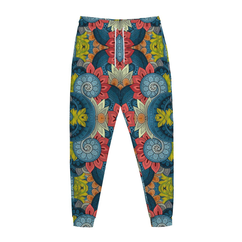 Native Tribal Bohemian Pattern Print Jogger Pants