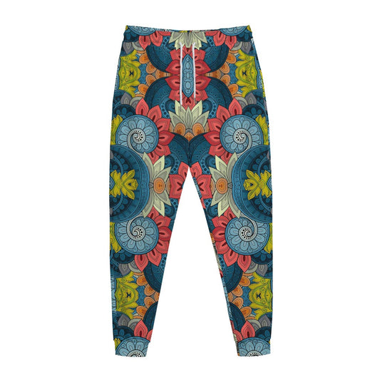 Native Tribal Bohemian Pattern Print Jogger Pants
