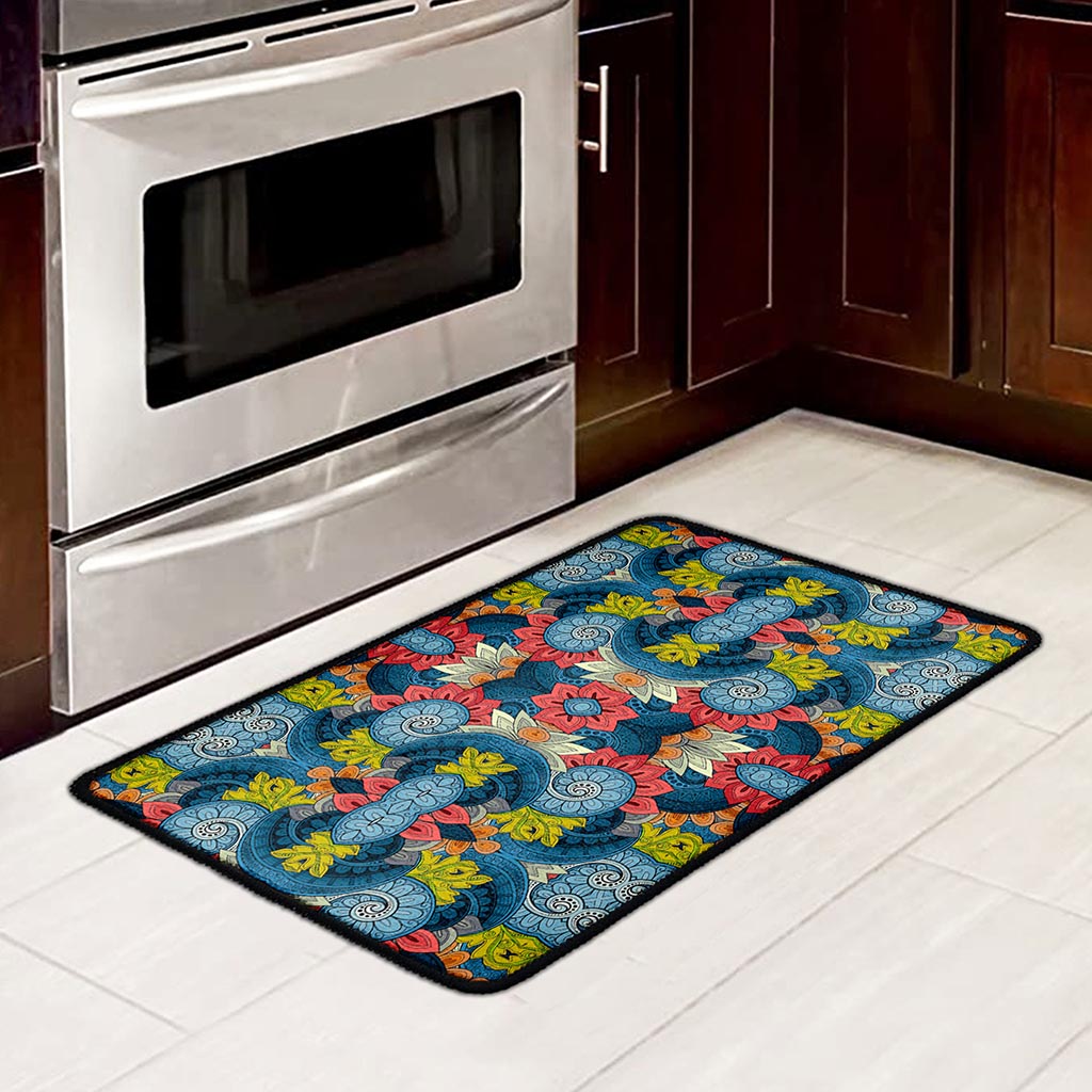 Native Tribal Bohemian Pattern Print Kitchen Mat