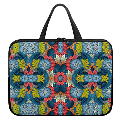 Native Tribal Bohemian Pattern Print Laptop Sleeve With Handle
