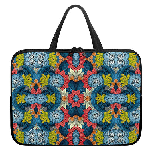 Native Tribal Bohemian Pattern Print Laptop Sleeve With Handle