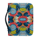 Native Tribal Bohemian Pattern Print Leather Bible Cover