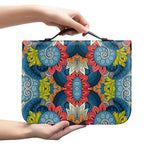 Native Tribal Bohemian Pattern Print Leather Bible Cover