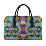 Native Tribal Bohemian Pattern Print Leather Duffle Bag