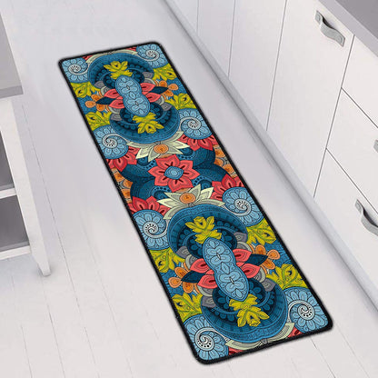 Native Tribal Bohemian Pattern Print Long Kitchen Mat
