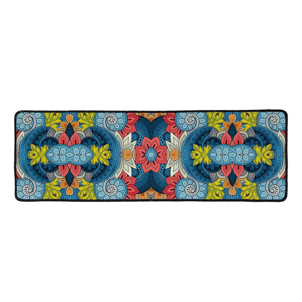 Native Tribal Bohemian Pattern Print Long Kitchen Mat