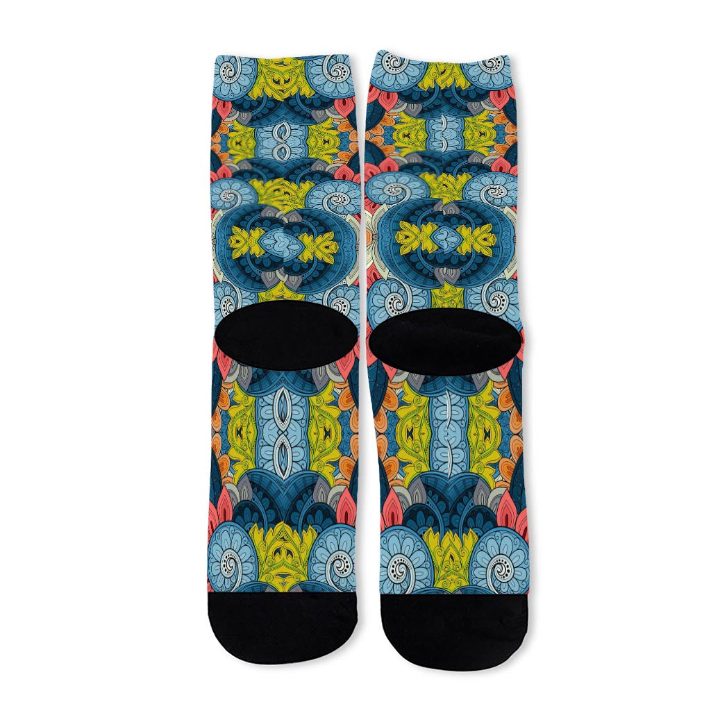 Native Tribal Bohemian Pattern Print Long Socks