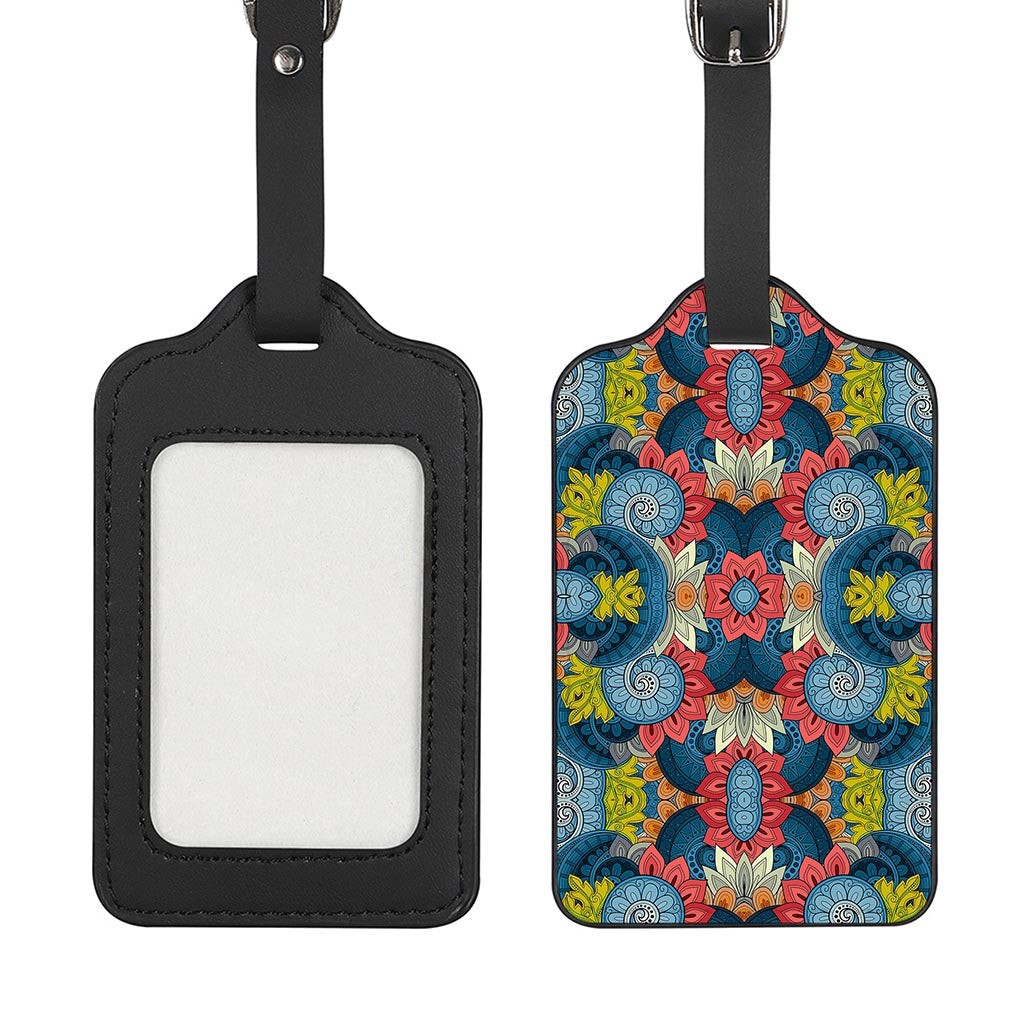 Native Tribal Bohemian Pattern Print Luggage Tag
