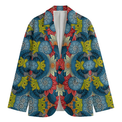 Native Tribal Bohemian Pattern Print Men's Blazer