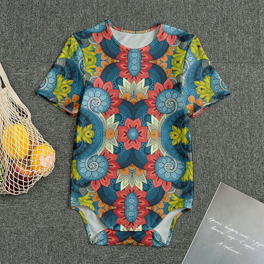 Native Tribal Bohemian Pattern Print Men's Bodysuit