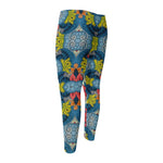 Native Tribal Bohemian Pattern Print Men's Compression Pants