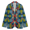 Native Tribal Bohemian Pattern Print Men's Cotton Blazer