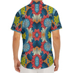 Native Tribal Bohemian Pattern Print Men's Deep V-Neck Shirt