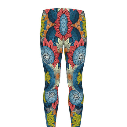 Native Tribal Bohemian Pattern Print Men's leggings