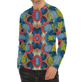 Native Tribal Bohemian Pattern Print Men's Long Sleeve Rash Guard