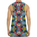 Native Tribal Bohemian Pattern Print Men's Muscle Tank Top