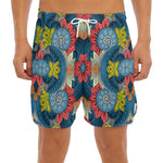 Native Tribal Bohemian Pattern Print Men's Split Running Shorts