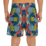 Native Tribal Bohemian Pattern Print Men's Split Running Shorts