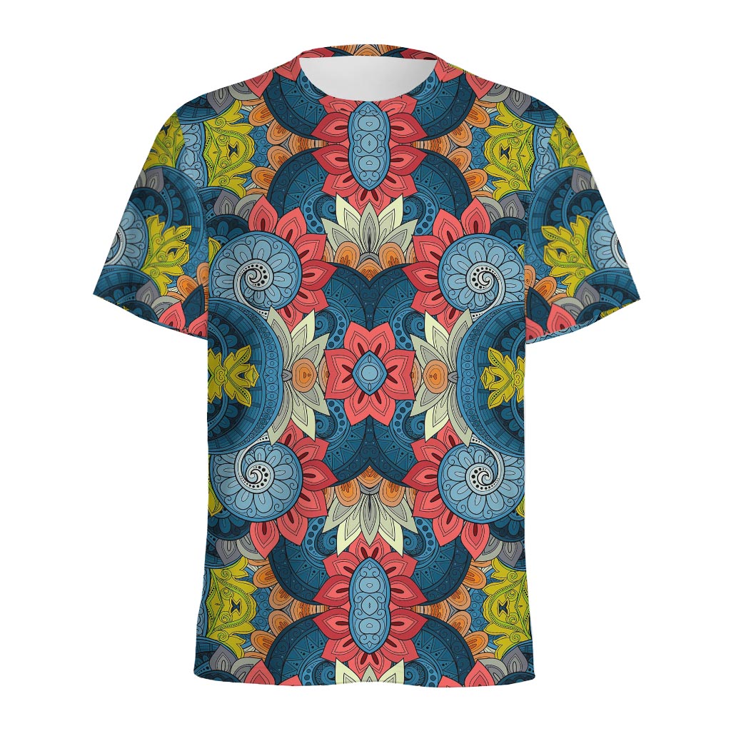 Native Tribal Bohemian Pattern Print Men's Sports T-Shirt