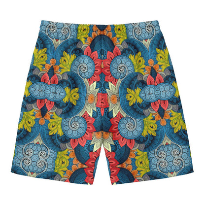 Native Tribal Bohemian Pattern Print Men's Swim Trunks